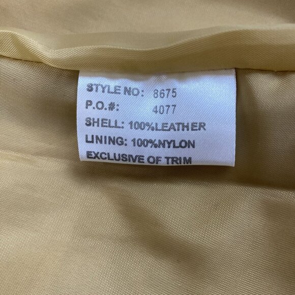 VTG Womens 14 Tan Margaret Godfrey Suede Western Boho Skirt Embroidered Hem NWT - Picture 4 of 11